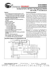 CY7C1370DV25 datasheet pdf Cypress