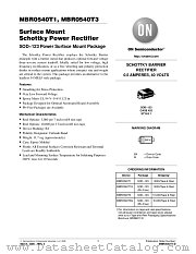 MBR0540T1 datasheet pdf ON Semiconductor