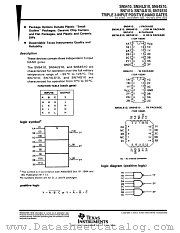 JM38510/30005SCA datasheet pdf Texas Instruments