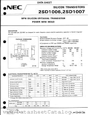 2SD1006-T2 datasheet pdf NEC