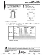 SN74HC11PWT datasheet pdf Texas Instruments