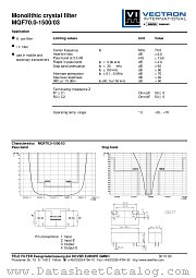 MQF70.0-1500/03 datasheet pdf Vectron