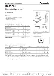 MA3SE01 datasheet pdf Panasonic