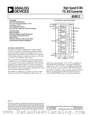 AD9012SQ/883B datasheet pdf Analog Devices