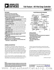 ADM1073ARU-REEL datasheet pdf Analog Devices