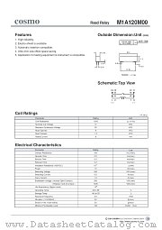 M1A120M00 datasheet pdf Cosmo Electronics