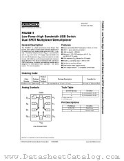 FSUSB11L10X datasheet pdf Fairchild Semiconductor