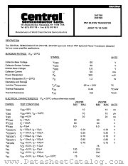 2N3799 datasheet pdf Central Semiconductor