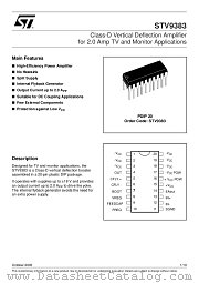 E-STV9383 datasheet pdf ST Microelectronics