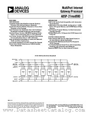 ADSP-21MOD980-000X datasheet pdf Analog Devices