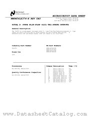 DM54LS374J-MLS datasheet pdf National Semiconductor