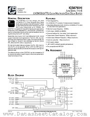 ICS87931I datasheet pdf Texas Instruments