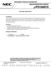 UPD160970 datasheet pdf NEC