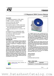 VS6650 datasheet pdf ST Microelectronics