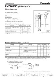 PN163- datasheet pdf Panasonic