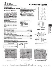 CD4041UBNSR datasheet pdf Texas Instruments