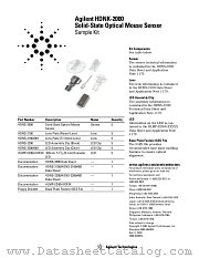 HDNK-2000 datasheet pdf Agilent (Hewlett-Packard)