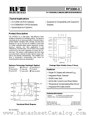 RF3300-3 datasheet pdf RF Micro Devices
