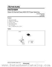 HAT2166H datasheet pdf Renesas