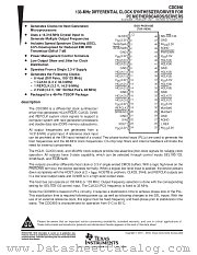 CDC950DGGR datasheet pdf Texas Instruments