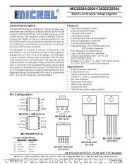 MIC2920A datasheet pdf Micrel Semiconductor