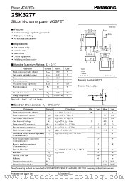 2SK3277 datasheet pdf Panasonic