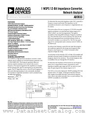 AD5933YRSZ-REEL7 datasheet pdf Analog Devices