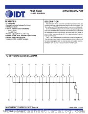 IDT74FCT2827ATQ datasheet pdf IDT