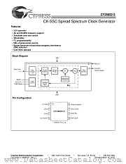 CY25822SC-2 datasheet pdf Cypress