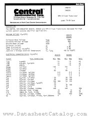 2N3019 datasheet pdf Central Semiconductor