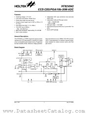 HT82V842 datasheet pdf Holtek Semiconductor