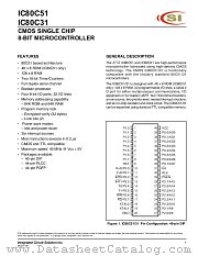 IC80C31 datasheet pdf ICSI