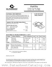 TAN75A datasheet pdf Advanced Power Technology