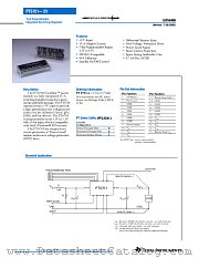 PT6701A datasheet pdf Texas Instruments