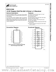 DSV14196WM datasheet pdf National Semiconductor