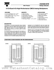 DG407B datasheet pdf Vishay