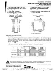SN74HCT646NT datasheet pdf Texas Instruments