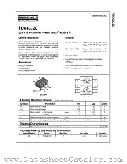 FDG6332C_NL datasheet pdf Fairchild Semiconductor