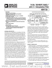 AD9772A-EB datasheet pdf Analog Devices