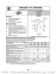 SRA1630 datasheet pdf Taiwan Semiconductor