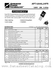 APT12045L2VFR datasheet pdf Advanced Power Technology