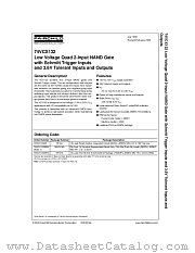 74VCX132MX datasheet pdf Fairchild Semiconductor
