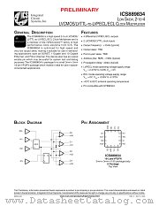 ICS889834 datasheet pdf Texas Instruments