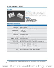 XO-400 datasheet pdf Vectron