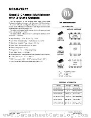 MC74LVX257D datasheet pdf ON Semiconductor