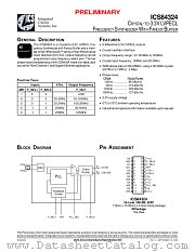 ICS84324 datasheet pdf Texas Instruments