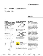 DEMO-MGA-8A datasheet pdf Agilent (Hewlett-Packard)