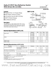 AS204-80 datasheet pdf Skyworks Solutions