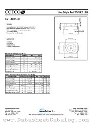 LM1-THR1-01 datasheet pdf Marktech Optoelectronics