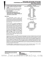 SN74ALS569ADW datasheet pdf Texas Instruments